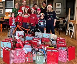Image of Santa's Cause donations last year